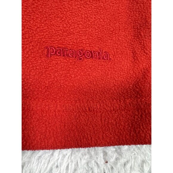 Vtg Patagonia Top Mens L Red/Brown Micro D-Luxe Long Sleeve Lightweight - Picture 8 of 12